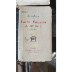 Anthologie des Poetes Francais du XIX Siecle (1800-1866)