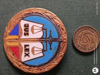 insigna mare Autoritate in JUSTITIE , de colectie foto