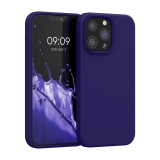 Husa pentru Apple iPhone 13 Pro, Silicon, Albastru, 55880.226, kwmobile, Carcasa