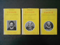 MONTAIGNE - ESSAIS 3 volume (1958) MONTAIGNE - ESEURI foto