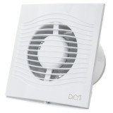 Ventilator baie SLIM 4C MRH Super Silent, Garantie 5 ani, Clapeta antiretur, Motor Long Life 40000h, Debit 90mc/h, &Oslash;100mm