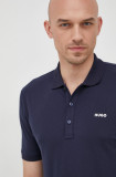 Cumpara ieftin HUGO tricou polo bărbați, culoarea bleumarin, uni 50470547