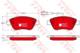 Set placute frana,frana disc FIAT 500 C (312) (2009 - 2016) TRW GDB1654DTE