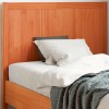 Gossi tablie de pat, maro ceruit, 100 cm, lemn masiv de pin
