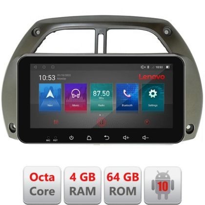 Navigatie Toyota Rav 4 2000-2004 Android radio gps internet Octa Core 4+64 LTE ecran de 10.33&#039; wide kit-rav4-old+EDT-E511-pro CarStore Technology