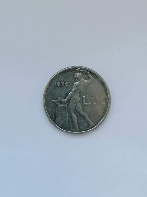 50 LIRE 1976 * italia foto