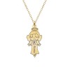 Little Angel - Colier personalizat fetita ingeras din argint 925 placat cu aur galben 24K