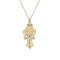 Little Angel - Colier personalizat fetita ingeras din argint 925 placat cu aur galben 24K