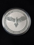 Australia 2024 - 1 dolar - Vultur cu coadă pană - 1 OZ , O monedă de argint, Australia si Oceania