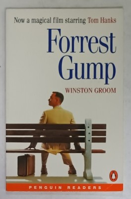 FORREST GUMP by WINSTON GROOM , retold by JOHN ESCOTT , PENGUIN READERS , LEVEL 3 , 1996 foto