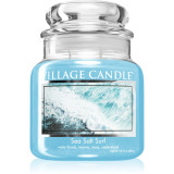 Cumpara ieftin Village Candle Sea Salt Surf lum&acirc;nare parfumată (Glass Lid) 389 g