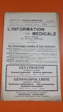 L Information Medicale 9 Annee Nr. 12 Decembre 1927