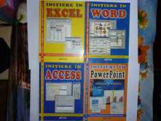 Calculatoarte - ini?iere in Word, Excel, Access, Powerpoint (pachet 4 car?i) foto