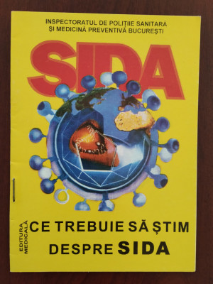 Ce trebuie să știm despre SIDA - Constantin Ciufecu - 1996 promovarea sănătății foto