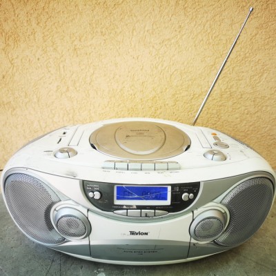 aparat radiocasetofon cu cd player MP3 USB card memorie sd, microsistem Tevion RCD 38908 foto