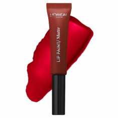 Ruj Lichid L&amp;amp;#8217;oreal Infallible Lip Paint Matte &amp;amp;#8211; 205 Apocalypse Red foto