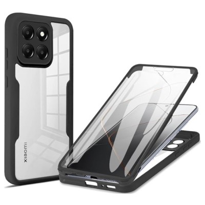 Husa pentru Xiaomi 14 + Folie - Techsuit ColorVerse 360 Series - Black foto
