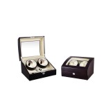 Cumpara ieftin Dispozitiv pentru intors ceasuri automatice Watch Winder 4 + 6 Spatii Nuc WW1582