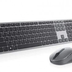 Kit Tastatura si Mouse wireless Dell Premier KM7321W, Layout US Intl (Gri)