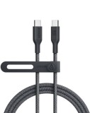 Cablu alimentare si date Anker, USB Type-C (T) la USB Type-C (T), 1.8m 140W, invelis nylon bio, negru, &quot;A80F6H11&quot; (timbru verde 0.03 lei) - 0194644124