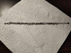 Bratara argint vintage deosebita foto