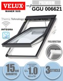 Fereastra mansarda VELUX GGU 006621, electrica, poliuretan, 3 sticle