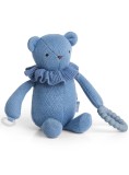 Smallstuff Little Activity Bear, For Dummy And Teether, Blue (40006-36)
