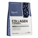 Colagen cu Vitamina C, aroma de coacaze negre, 400g, OstroVit