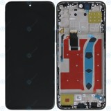 Huawei Honor X8 (TFY-LX1, TFY-LX2, TFY-LX3) Capac frontal al modulului de afișare + LCD + digitizer negru la miezul nopții