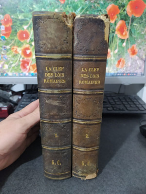 La clef des lois romaines ou dictionnaire analytique Metz vol. 1-2 1809-1810 042 foto