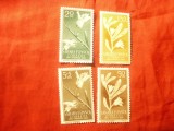 Serie Sahara Spaniola 1956 - Flora , 4 valori