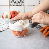 Dispozitiv pentru tocat fructe si legume, diametru 12,5 cm, capacitate 400 ml, KingHoff