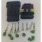 Set conectori cablu Superseal 1.5 tata-mama mufa 4 pin +8 pini inclusi + 8 garnituri incluse IP67 TE Connectivity 282106-1-SET-M
