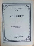 PARTITURA PENTRU VIOARA CU ORCHESTRA. CONCERT NR.64-F. MENDELSON-244358