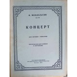 PARTITURA PENTRU VIOARA CU ORCHESTRA. CONCERT NR.64-F. MENDELSON-244358