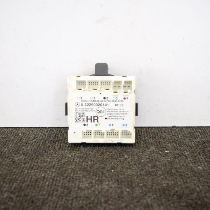 Modul de control ușă dreapta spate MERCEDES-BENZ GLC C253 2018 OEM: A2229023313,A2229015903,A2-C745-2880-8-00,A2229002014 10811061
