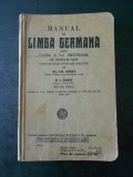 GH. COMAN. N. I. RUSSU - MANULA DE LIMBA GERMANA clasa a V-a (1938)