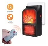 Cumpara ieftin Mini aeroterma portabila 900 Watts, Flame Heater cu efect de Semineu