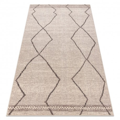 Covor L&acirc;nă ANGEL 1190 / 52022 Boho bej / gri, 80x150 cm