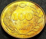 Cumpara ieftin Moneda 100 LIRE - TURCIA, anul 1990 *cod 1145 B, Europa