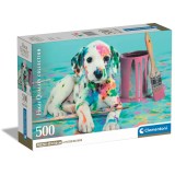 Puzzle Clementoni, The Funny Dalmatian, 500 piese