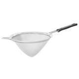 Strecuratoare conica, inox, 20 cm - Zokura, cu maner, paste