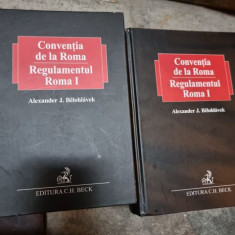 Alexander J. Belohlavek - Conventia de la Roma. Regulamentul Roma I