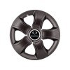 Set 4 Capace Roti 15 inchi (R15) Bis Negru, Compatibile Cu SsangYong, Autohelix MSA