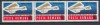 ROMANIA 1970 LP 750 AVIONUL CU REACTIE HENRI COANDA STRAIF DE 3 TIMBRE MNH, Nestampilat