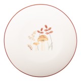 Cumpara ieftin Farfurie portelan multicolor Ciupercute &Oslash; 20x2 cm