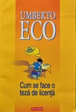 Cum se face o teza de licenta - 2006 - Umberto Eco (AT12)