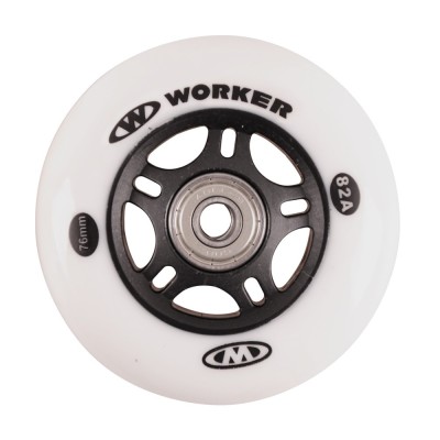 Roti WORKER 76 mm si rulmenti ABEC-7 Chrome - set 4 buc., foto