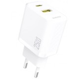 Incarcator Retea Dudao A26T, 25W, 3A, 1 x USB-A - 1 x USB-C, Alb