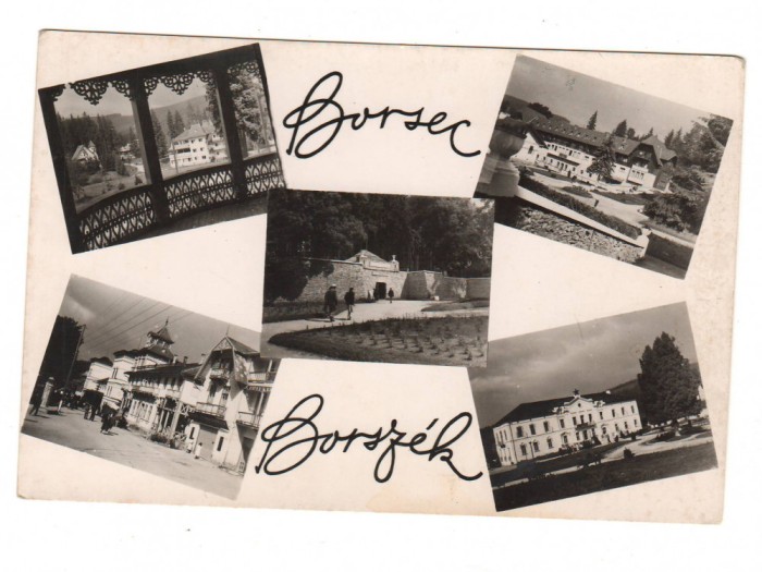 CPIB 19580 CARTE POSTALA - BORSEC, MOZAIC, RPR, NECIRCULATA